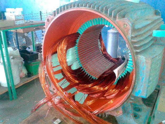 Rebobinamento de motores elétricos